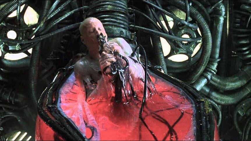 robot tentacles in the matrix